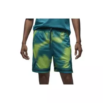 Jordan Dri-Fit Sport Logo Вышитый буквенный принт Tie-Dye Дышащие шорты на шнурке Мужские шорты цвета бирюзы FB7576-336 L