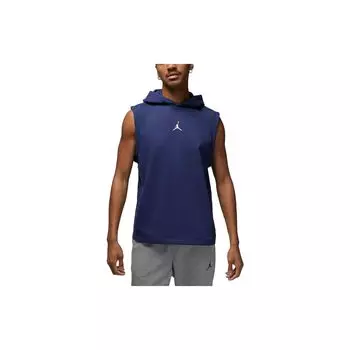 Jordan Dri-Fit Sport Solid Logo Hoodie без рукавов Мужские топы Deep-Teal DZ0572-410 XL