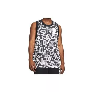Jordan Dri-Fit Zion Full Print Basketball Performance Mesh Майка для мужчин Топы черного цвета DH0595-010 L