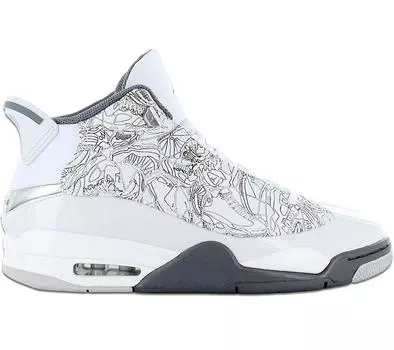 AIR JORDAN Dub Zero - Мужские баскетбольные кроссовки белые 311046-107 ОРИГИНАЛ