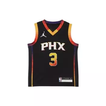 Jordan Джерси НБА с буквенным принтом детская баскетбольная форма Phoenix Suns Крис Пол 3 детская майка черная FJ4871-010 L