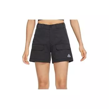 Jordan Эластичные прямые шорты со средней талией и логотипом, женские плавки, черные DQ4546-010 M