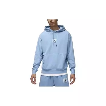 Jordan Essentials Hoodie с завязками в однотонном цвете Мужские толстовки с капюшоном Синий Серый FB7291-436 M