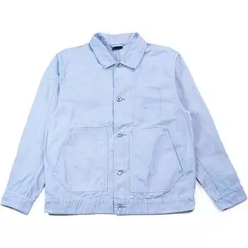 Jordan Essentials Solid Logo Single-Breasted Casual Jacket Men jackets Blue Gray FN4527-436 S