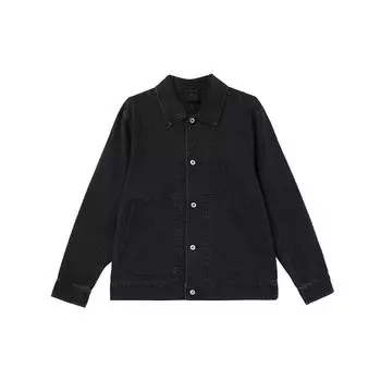 Jordan Essentials Solid Polo Повседневная куртка на пуговицах Мужская куртка черная FN4528-010