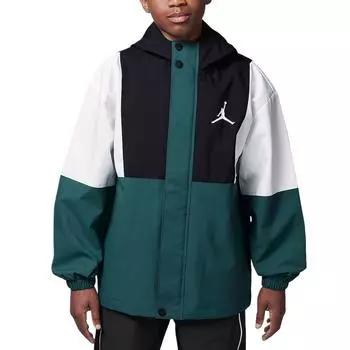 Jordan Fashion Color Block Comfortable Full Zip Jacket Детские куртки Oxidized-Green HQ7081-366 S