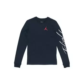 Jordan Flight Casual Running Training Футболка с длинным рукавом Мужские топы Черные DC6698-010 XS