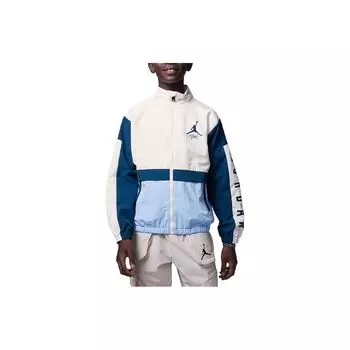 Jordan Flight Court Color Block Logo Print Woven Jacket Детские куртки Light-Sapphire-Blue FV3151-425 S