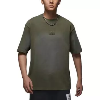 Jordan Flight Essentials 85 Удобная футболка с круглым вырезом и коротким рукавом, мужские футболки, средне-оливковый цвет FZ1915-222 3XL