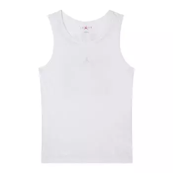 Jordan Flight Essentials Vintage Letter And Number Print Design Повседневная легкая дышащая майка без рукавов для мужчин, белые FN5997-100 2XL