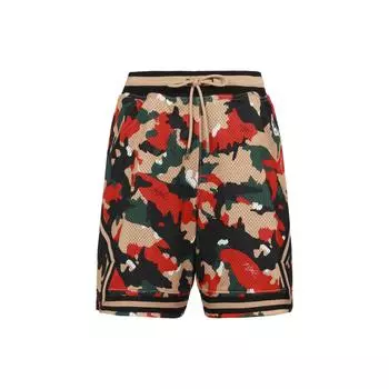 Jordan Flight Heritage Diamond Camo Mesh Дышащие спортивные шорты Мужские шорты Maize DC7414-245 L