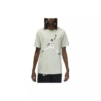 Jordan Flight MVP Alphanumeric Character Pattern Crew Neck Pullover Casual Comfortable Short Sleeve Drop Shoulder T-Shirt Men Tops Sea-Foam FN5990-005 XXL