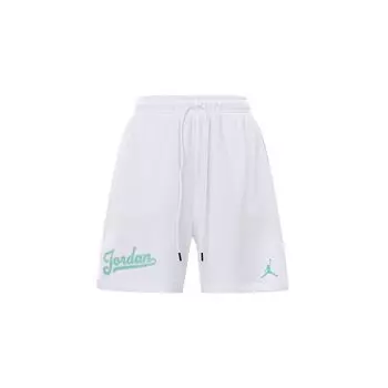 Jordan Flight MVP Letter Logo Print Спортивные повседневные шорты на шнуровке Мужские брюки Белые FN4701-100 L