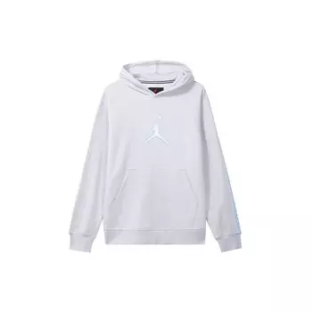 Jordan Flight MVP Logo Hoodie Мужские толстовки с капюшоном Белый Платиновый FN6353-043 L