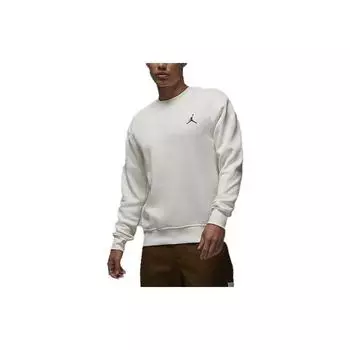 Jordan Flight MVP Print Crew Neck Повседневная спортивная флисовая толстовка Мужская толстовка белого цвета FB7020-133 XL