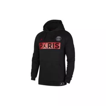 Jordan Fleece Hoodie Paris Saint-Germain Edition Мужские топы Черный BQ8351-011 S