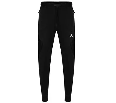Jordan Флисовые тренировочные брюки Dri-FIT — мужские спортивные брюки для отдыха и бега, черные DQ7890-049 ORIGINAL M чёрный
