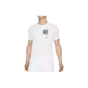 Jordan Fun Letter Logo Print Дышащая спортивная футболка с короткими рукавами Мужские топы Белые CZ8391-100 XXXL