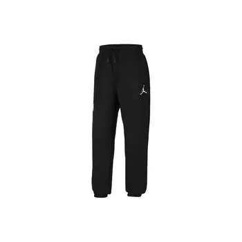 Jordan Fundamentals Solid Color Drawstring Cuffed Casual Knit Sports Pants Kids bottoms Black HF7098-010 L