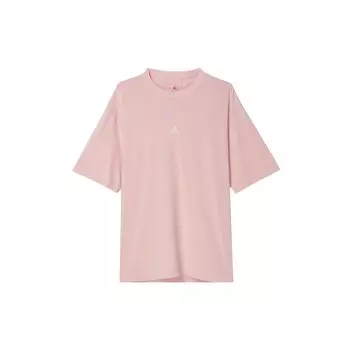 Jordan Футболка Flight Essentials Washed Logo Graphic с круглым вырезом и короткими рукавами, с заниженными плечами, мужские топы Legend-Pink FN5995-622 XXL