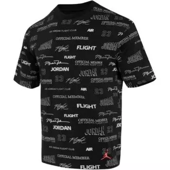 Футболка Jordan Jumpman с графическим принтом, повседневная, вышитая, с круглым вырезом, коротким рукавом, мужская, темно-серая, DX9574-045 XL