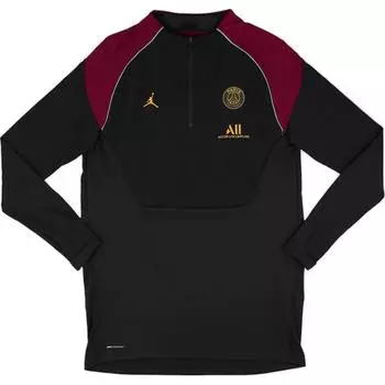 Jordan Футболка-пуловер Paris Saint-Germain 2020-21 Player Issue Vaporknit с длинным рукавом, модная, унисекс, топы, черные CZ6733-010 M