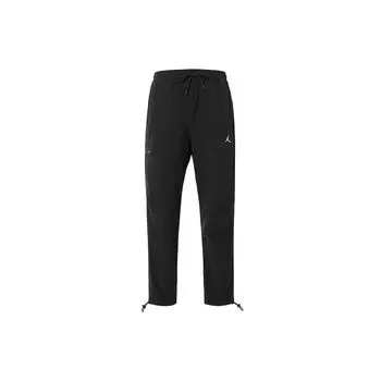 Jordan FW22 Мягкие трикотажные повседневные брюки с логотипом и принтом, мужские брюки, черные DQ7510-010 S