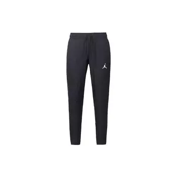 Jordan FW22 Однотонные вязаные джоггеры с логотипом и шнурком, мужские брюки, черные DH9074-011 M