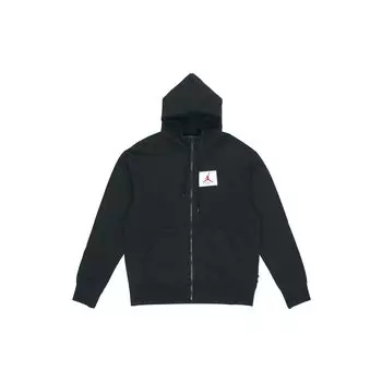 Jordan FW22 Повседневная спортивная куртка с капюшоном на молнии во всю длину Мужские куртки черные CV6145-010 XXL