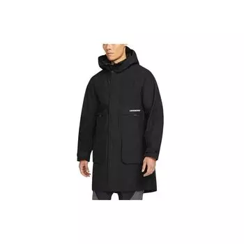 Jordan Gore-Tex 2-в-1 съемная хлопковая куртка с термо-капюшоном и большими карманами мужская верхняя одежда черная DC0063-010 L