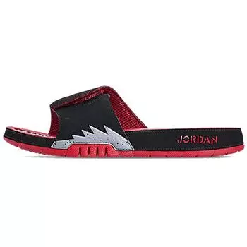 Jordan Hydro 5 Retro Black Particle Grey University Red Мужские кроссовки University-Red-Particle-Grey 555501-060