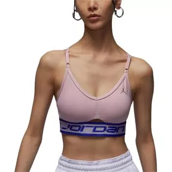Jordan Indy Low-Intensity Support Letter Удобный спортивный бюстгальтер женское нижнее белье розово-фиолетово-красный гармония-синий серо-фиолетово-красный FB4096-513 S