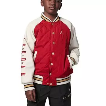 Jordan Jacket New Year Transformation Series Comfortable Warm Color Block Long Sleeve Kids Jackets Red IB7633-687 M