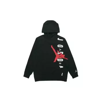 Jordan Jumpman Air Повседневный пуловер с капюшоном Мужская толстовка Черный CZ1678-010 L