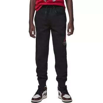 Jordan Jumpman Baseline Мягкие эластичные удобные повседневные брюки с поясом для детей, черные HQ7170-010 S
