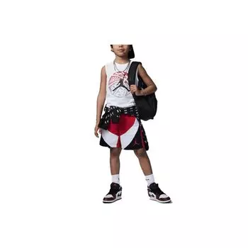 Jordan Jumpman Bball Logo Print Майка и прямые шорты Комплект детской одежды FQ0622-687 L