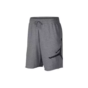 Jordan Jumpman Big Logo Спортивные повседневные вязаные шорты Мужские плавки Серые AQ3116-091 S