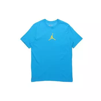 Jordan Jumpman Быстросохнущая футболка с круглым вырезом и короткими рукавами Мужские топы Laser-Blue BQ6741-446 S