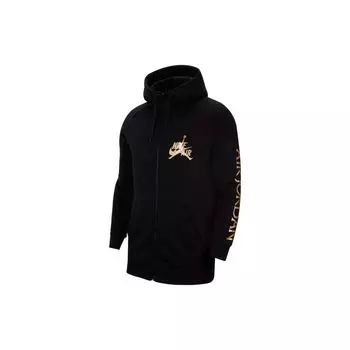 Jordan Jumpman Classic Logo Print Повседневная спортивная куртка с капюшоном Мужские куртки черные CK2223-011 S