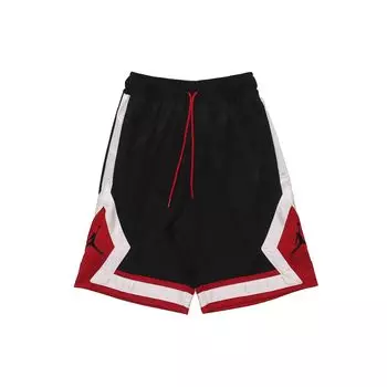 Jordan Jumpman Diamond со средней посадкой и цветными блоками, повседневные шорты на шнуровке, мужские брюки, черные CV6023-010 S