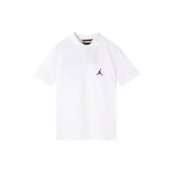 Jordan Jumpman Повседневная спортивная футболка-поло с коротким рукавом Мужские топы белые CJ4705-100 XXL