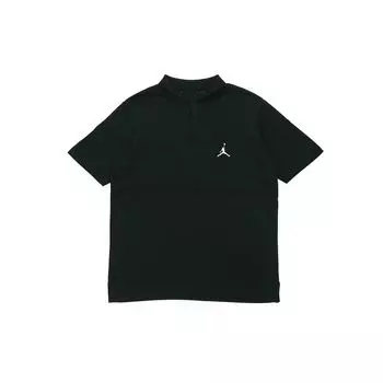 Jordan Jumpman Повседневная спортивная рубашка поло с короткими рукавами Мужские топы Черный CJ4705-010 M