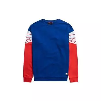 Jordan Круглый вырез Спортивная толстовка Мужская Топы Синий AO0426-455 XL