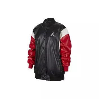 Jordan Куртка Varsity Color Block Casual с длинным рукавом Детские куртки Черный HF2561-010 L
