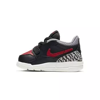 Jordan Legacy 312 Low Bred Цемент (ТД) Детские кроссовки Black Gym-Red-Black-Cement-Grey CD9056-006