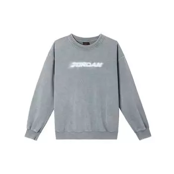 Jordan Letter Fashion Comfortable Versatile Round Neck Sweatshirt Women sweatshirt Gray HV8954-065 M