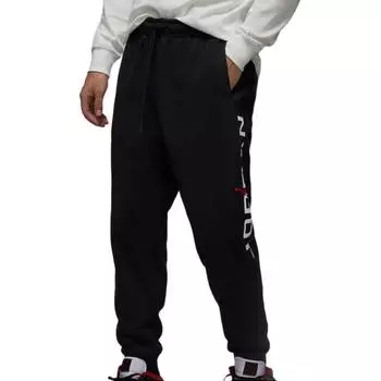 Jordan Letter Print Дышащие Простые Модные Шнуровка Повседневные Брюки Мужские Брюки Черные HQ4646010 M