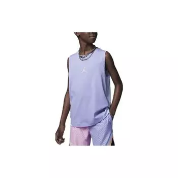 Jordan Logo Sleeveless Casual Vest Kids tops Ice-Purple Lilac FQ0666-538 XS