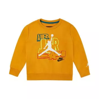 Jordan Logo Свитер-толстовка для детей, желтый DV9556-886 L