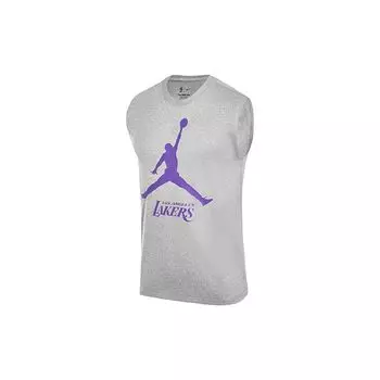 Jordan Майка-безрукавка Lakers NBA Quick-Dry для мужчин, цвет холодный серый FQ1979-063 L
